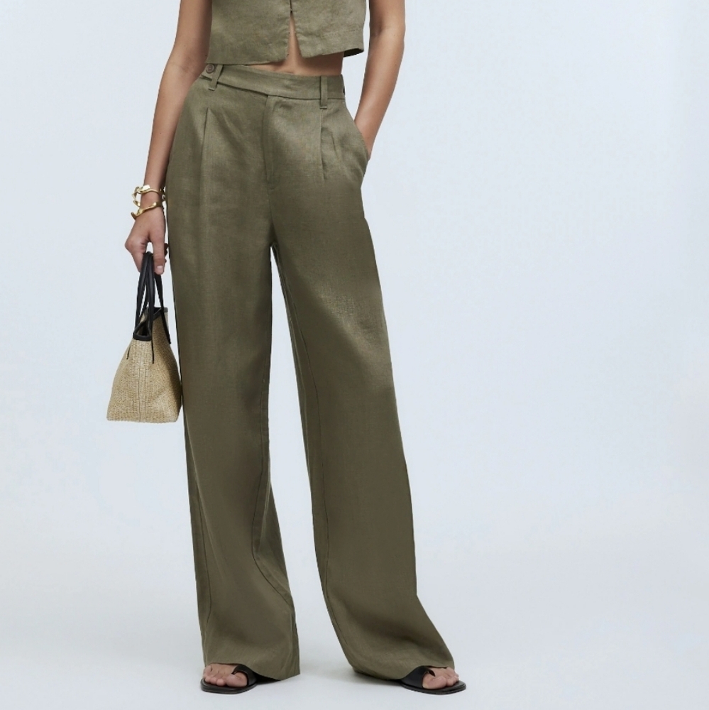 Madewell Harlow Linen Pants $88